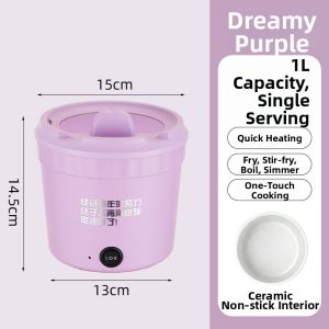 BAQILING | Mini Portable Foldable Electric Hot Pot