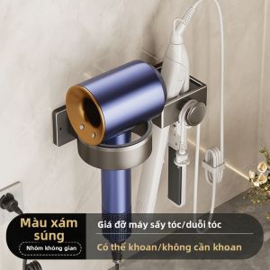 ROLONG | Kệ Để Máy Sấy Tóc Treo Tường Không Cần Khoan