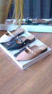 Vidha Sandal Wanita Paris Sendal Mules Dalena Heels 3 cm DH10