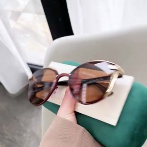 1pc Fashionable Cat Eye Large Frame Decorative Glasses Metal Hinge Wom and Universal Glasses for Driving and Trens Glassesavel