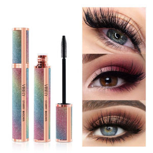 4D Brilliant Starry Sky Black Mascara Slim Thick Curled Waterproof Long Lasting Non Staying Mascara