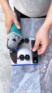 Angle Grinder Stand For Tile 45° Chamfer Cutting Adjustable Angle Grinder Bracket Compatible