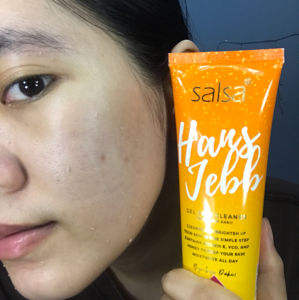 Salsa Hans Jebb Peeling Gel Body Scrub Skin Cleaner Scent Lemon - Hand Body Lotion Perontok Daki - lulur tanpa bilas