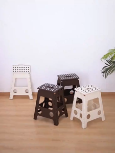 Thickened Folding Stool for Home Use - Heightened Plastic Portable Chair for Adults Suitable for Fishing Outdoor Activities
