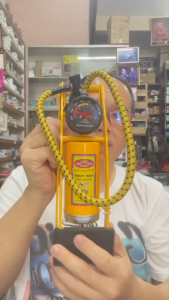 ALLWAYS สูบลมเท้าเหยียบ สูบลมเดียว สูบลมพับเก็บได้ ยี่ห้อ ALLWAYSรุ่น FP-700 พร้อมมาตรวัดแรงดันลม