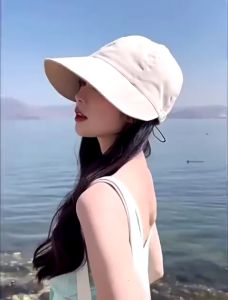Mũ bucket nữ mũ chống nắng nữ chống tia UV UPF50+ thời trang vải mềm Ulzzang có dây rút - Life Style 4U