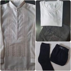 Package with lining Barong all in one