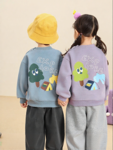 CUTEPANDAS | Áo Hoodie In Hình Thú Bé Gái / Bé Trai Form Rộng