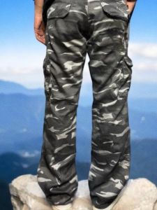 Celana Cargo Camo Loreng Regular Fit Loose fit Gombarang Carpenter Pants Skena Outfit