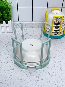 Creative retractable table drainer stand Plate plate storage basin cutlery storage rack