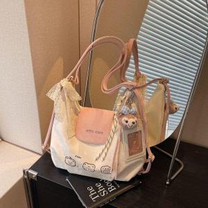 Balo Nữ Thời Trang Dung Tích Lớn Amy Rabbit 2025 Túi Đeo Vai Đơn Đa Năng Đi Làm Túi Đeo Vai Đôi Nhỏ Gọn Túi Xách Da PU Có Khóa Kéo