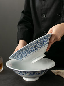 Commercial Ceramic Dining Utensils Hunan Cuisine Restaurant Specialties Stir-Fry Small Plates Cold Dish Bowls Soup Bowls Large Soup Bowls