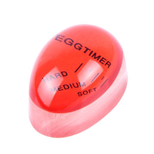 【New Arrival】Egg-shape Egg Boiled Gadgets Nontoxic Color Changing Timer Heat-resistant Egg Cook Controler Food-grade Resin Gifts for Family Friends