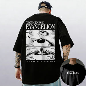 Bandai | Neon Genesis Evangelion Ayanami Rei Asuka Classic Style Short Sleeve T-shirt Men Women 2026 Summer Men and women Cotton Tee Tops