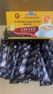Cà phê hòa tan 3in1 Đông Trùng Hạ Thảo coffee Natural Cordyceps Bitechpharm 16 gr x 12 gói