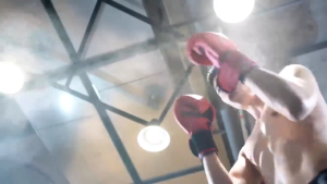 วัสดุPU กผู้ใหญ่มวย นวมชกมวย 1คู่ ปรับขนาดได้ Sanda Fighting Training นวมชกมวย ถุงมือต่อสู้มว