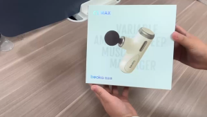 Beoka C1 Max Mini Massage Gun 4–10mm Adjustable Amplitude | Deep Tissue Muscle Massager | 5-Speed 4 Heads Quiet Lightweight Portable for Workout Recovery