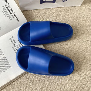 Thin Cartoon Cute Eva Thick-Soled Slippers for Women Summer Home Bathroom Non-Slip Slip Slip-on Slippers for Men