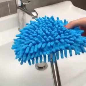 Rotating Triangle Lazy Cleaning Mop Triangular Mop No Dead Angle Telescopic Rod Wall Window Household Dust Mop Detachable Adjustable Function Triangular Mop 180° Rotating Cleaning Mop Household Tools