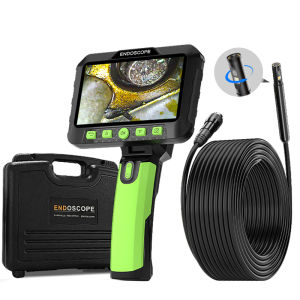 Camera Nội Soi Xoay Tự Động 360 Độ HD 1080P Với Màn Hình IPS 5 Inch Công Cụ Kiểm Tra Ô Tô Kênh Đôi/ba Kèm Thẻ Nhớ TF 32GB