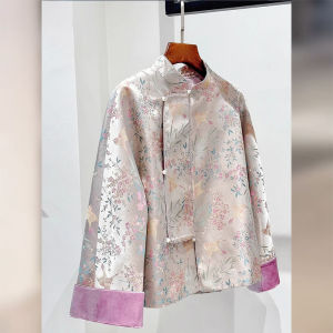 YUFUQING | New Chinese Style Womens Jacket Elegant High-End Design Sensation Spring 2025 Early Spring Fashionable Outerwear Coat