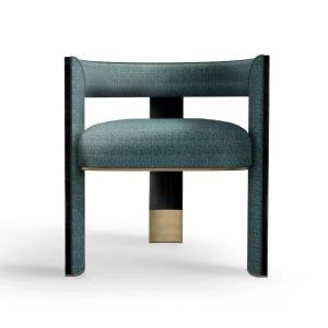 New Chinese Style Solid Wood Single Sofa Chair Sample Room Leisure Hotel Reception Designer Sales Office Furniture Chair