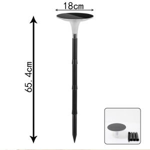 80LED Outdoor Solar Lights Path Lights Ring Pathway Lights Round Solar Lights Solar Pathway Lights Outdoor for Garden Backyard