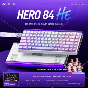 AULA | Bàn Phím Cơ Chơi Game Trục Từ Cao Cấp Đế Sợi Carbon