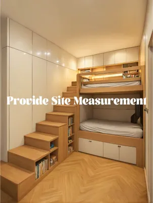 【SG Seller】Customized Loft Bed Bunk Bed with staircase/ Furniture Customization/ Bedroom design & Renovation