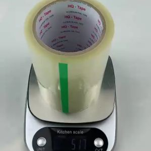 1 Cuộn băng keo Trong Đục OPP rộng 15cm 100yard dài 68 mét băng keo đục hải sản - Shop Út Lớn