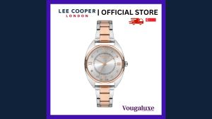 LEE COOPER OFFICIAL Women Metal Band Silver / Rose Gold Watch Water Resistant Affordable Branded Timepiece (2 Years Warranty) LC07383.530