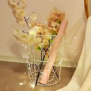 led ไฟสายเล็กแสงพื้นหลังแสงบรรยากาศเค้กมินิตกแต่งโคมไฟแฟลชโคมไฟอิเล็กทรอนิกส์ไส้ตะเกียง