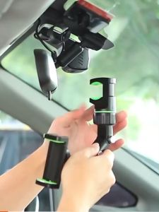 🚀พร้อมส่ง🚀ที่วางโทรศัพท์ URM 360°หมุน ที่ยึดโทรศัพท์ในรถยนต์ ที่จับมือถือในรถ ที่จับมือถือ ในรถ ตัวหนีบหัวเตียง ที่ยึดกระจกมองหลั