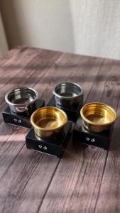 IKAPE | Giỏ Lọc Cà Phê Espresso Bằng Thép Không Gỉ IKAPE 54mm/58mm Chiết Xuất Cao Dòng Chảy Đều Đạt Chuẩn Thực Phẩm Dành Cho Portafilter Không Đáy Màu Vàng/bạc