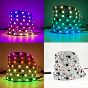 12V 24V WS2811 SM16703 5050 RGBIC Led Lights 5V RGB Led Strip Light IP68 Waterproof Smart Pixels Magic Light Black White PCB