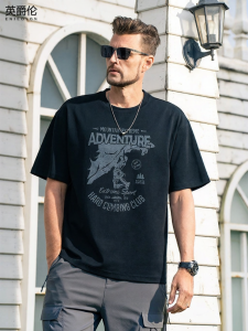 Enjeolon | Heavy Air Layer Loose Fit T-shirts for Men 230g