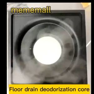 Toilet Floor Drain Deodorizing Core Backflow Preventer Sewer Core Anti-Odor Plug (Brass)