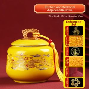 Feng Shui Protection Ceramic Vase