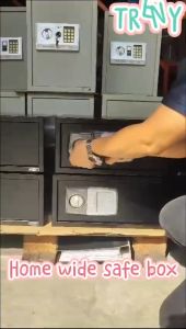 Personal Safe Box Keypad Home Office Hotel Anti-Theft Money Security Safety Box Peti Besi