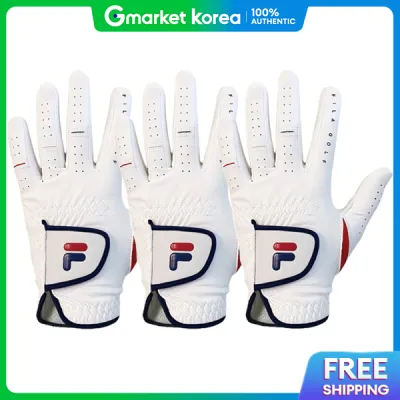 FILA Golf Unisex Microfiber Golf Gloves 3-Piece Set Left Hand/Right Hand