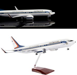 47CM Thai Kings B737 Diecast Resin Airplane Model Toy Kit with Stand for Aviation Enthusiasts Gift or Display Collection