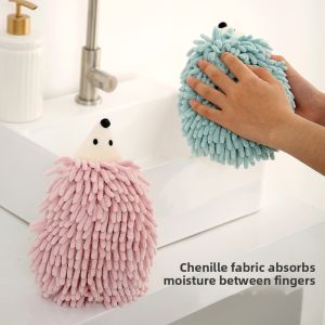 BONINGYU | Coral Fleece Thick Hand Towel Animal Cartoon