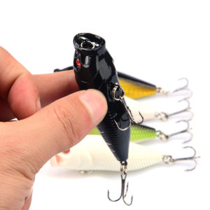 1pcs Lifelike Popper Fishing Lures Artificial High Quality Jerkbait Bass Wobbler 6.5cm 8.3g