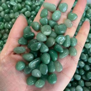 100g/bag Natural Crystal Green Dongling Jade Mineral Specimen Healing Stone Green Quartz for Aquarium Stone Home Decoration DIY