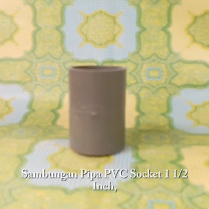 Sambungan Pipa Pvc Socket 1 1/2 Inch 1 1/2 1 1/2In