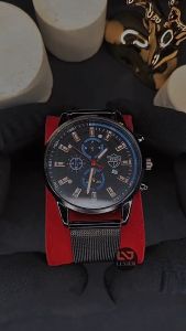 Jam Tangan Pria Dial Tipis Waterproof Asli Tahan Air Quartz Premium Original Deyros Import Quartz Analog New Model Terbaru Stainless Steel Titanium Anti Karat Kaca Tebal Anti Gores Kalender Date Berfungsi Luminious Bercahaya Arloji Men Wathces -JPD-05