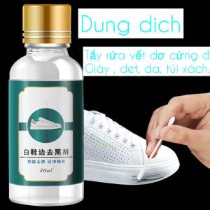 Dung dịch TẨY vết XƯỚC ĐEN... giày tẩy  làm sạch trên GUỐC da lì da bóng và viền GIÀY thể thao |30ml|