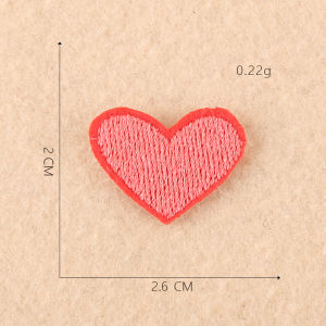 Love Heart Embroidery Patch Childrens Clothes Bed Sheet Pants Hole Repair Decorative Sticker Sewing Ironing Cloth Sticker