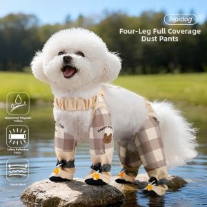 hipidog | Hipedog Pet Dog Leg Covers Waterproof Dustproof Small Dog Four Feet Clothes Outdoor Walking Dog Tools For Miniature Dogs