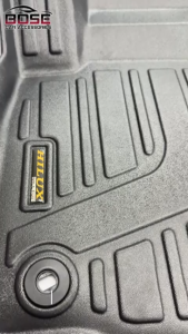TPE Extended Deep Dish Matting for Toyota Hilux GRS 2022 Onwards Model High Quality OEM Mats Car Floor Matting Bose Car Accessories Floor Liner HH